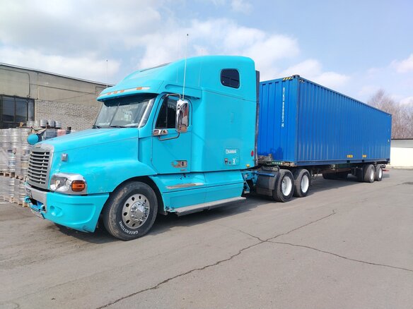 1998 Freightliner Century Class, голубой, 1350000 рублей - вид 7