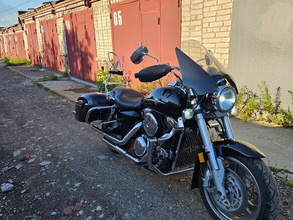 2006 Kawasaki VN1600 Vulcan, чёрный, 580000 рублей - вид 8