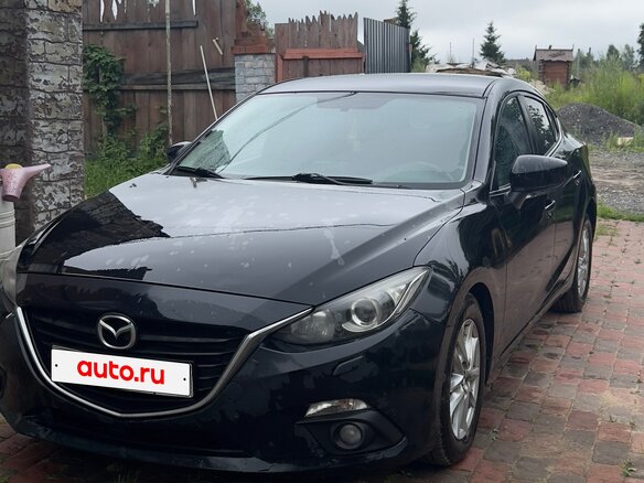 2015 Mazda 3 III (BM), чёрный, 1300000 рублей