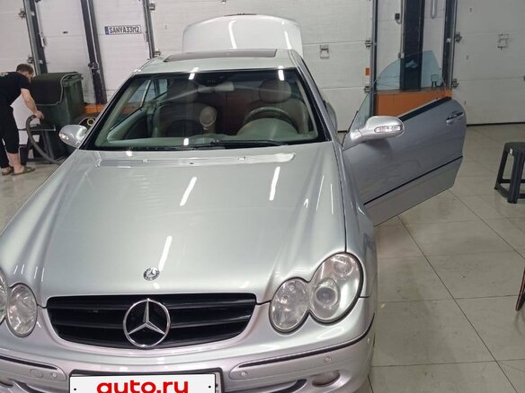 2004 Mercedes-Benz CLK-Класс 200 II (W209), серебристый, 1150000 рублей - вид 8