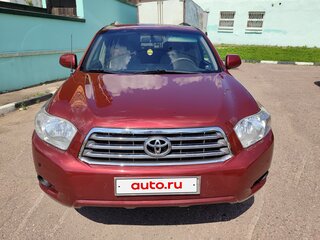 2010 Toyota Highlander II (XU40), пурпурный, 1600000 рублей, вид 2