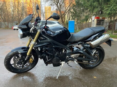 2012 Triumph Street Triple, чёрный, 490000 рублей, вид 4