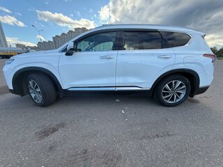 2019 Hyundai Santa Fe IV, белый, 3050000 рублей, вид 4