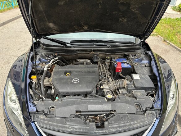 2011 Mazda 6 II (GH) Рестайлинг, синий - вид 6
