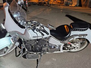 2001 Yamaha XVS400 Drag Star, белый, 395000 рублей, вид 2