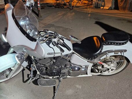 2001 Yamaha XVS400 Drag Star, белый, 395000 рублей, вид 2