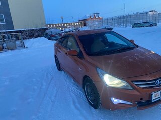 2014 Hyundai Solaris I, оранжевый, 1000050 рублей, вид 2