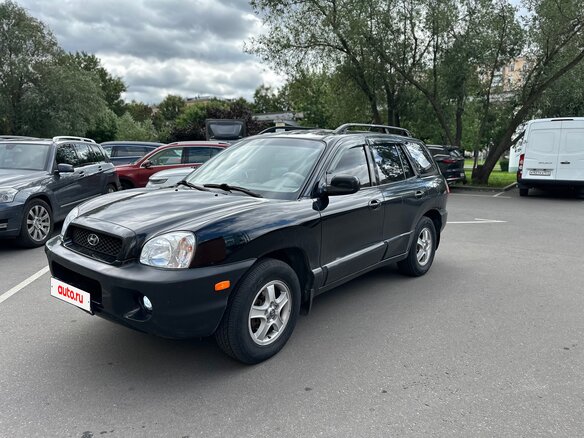 2004 Hyundai Santa Fe I, синий, 570000 рублей - вид 3