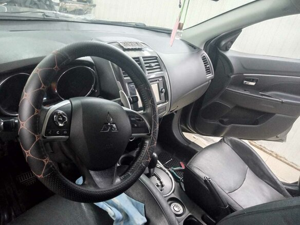 2014 Mitsubishi ASX I Рестайлинг, серый, 1250000 рублей - вид 8