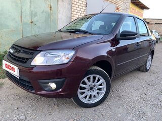 2015 Lada (ВАЗ) Granta I, пурпурный, 430000 рублей, вид 4