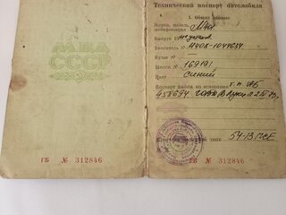 1954 Москвич 401-420, синий, 350000 рублей, вид 2