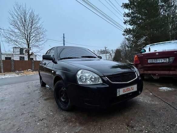 2009 Lada (ВАЗ) Priora I, чёрный, 360000 рублей - вид 11