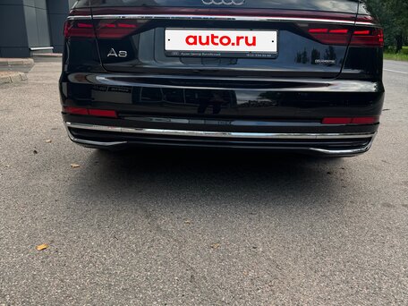 2022 Audi A8 55 TFSI IV (D5) Рестайлинг, чёрный, 7200000 рублей, вид 3