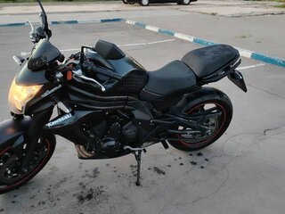2017 Kawasaki ER-6N, чёрный, 400000 рублей, вид 2