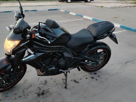 2017 Kawasaki ER-6N, чёрный, 400000 рублей, вид 2