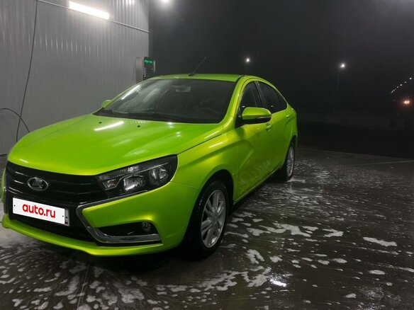 2016 Lada (ВАЗ) Vesta I, зелёный, 850000 рублей