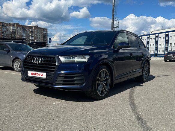 2019 Audi Q7 II (4M), синий, 4900000 рублей