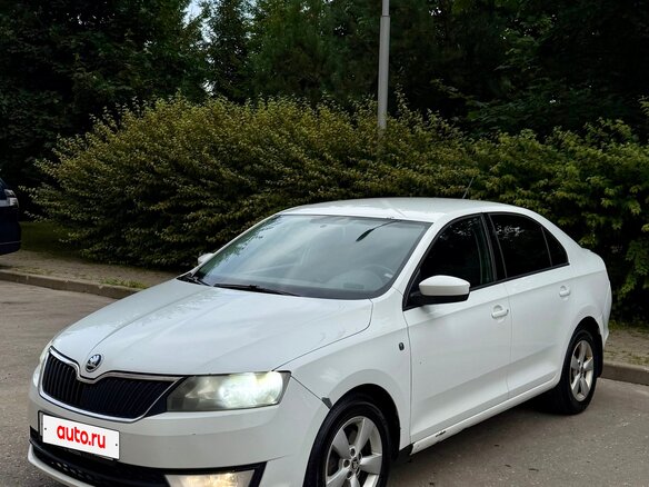 2015 Skoda Rapid Green Tec I, белый, 599000 рублей