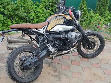 2018 BMW R Nine T Scrambler, золотистый, 1050000 рублей, вид 3