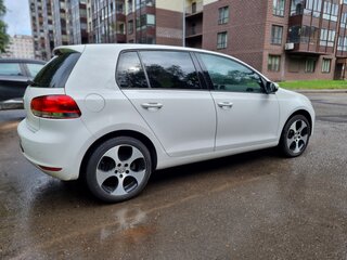 2012 Volkswagen Golf VI, белый, 1250000 рублей, вид 3