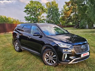 2017 Hyundai Santa Fe Grand III Рестайлинг, чёрный, 3000000 рублей, вид 3