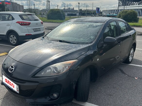 2012 Mazda 3 II (BL) Рестайлинг, чёрный