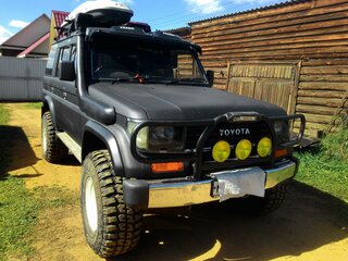 1994 Toyota Land Cruiser Prado 70 Series, чёрный, 3222777 рублей, вид 2