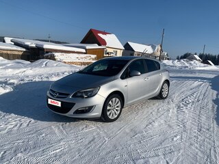 2012 Opel Astra J Рестайлинг, серебристый, 710000 рублей, вид 2