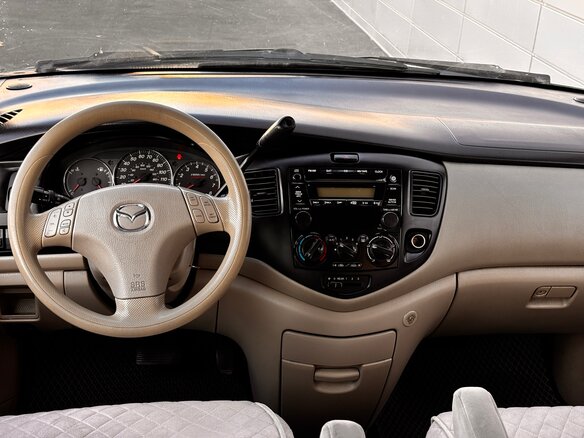 2006 Mazda MPV II (LW) Рестайлинг, белый, 870000 рублей - вид 16