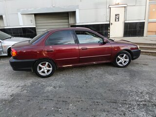 2008 Kia Spectra I Рестайлинг 2, красный, 320000 рублей, вид 2