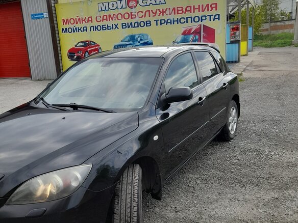 2008 Mazda 3 I (BK) Рестайлинг, чёрный, 600000 рублей - вид 5