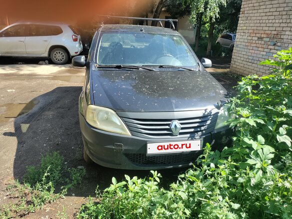2013 Renault Logan I Рестайлинг, чёрный, 190000 рублей