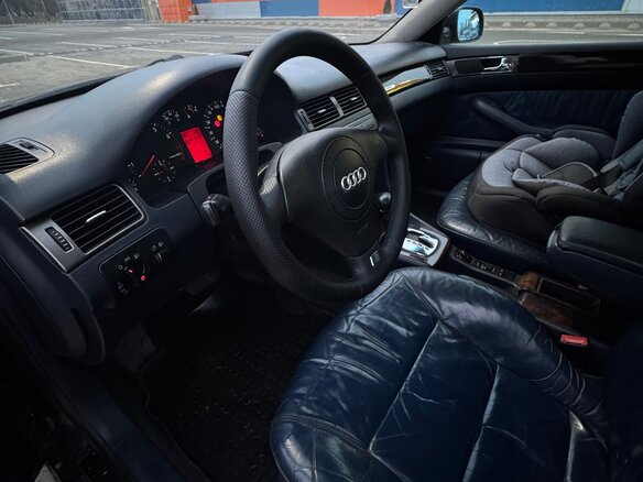 1997 Audi A6 II (C5), синий, 470000 рублей - вид 5