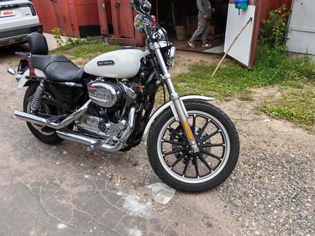 2007 Harley-Davidson Sportster 1200, белый, 620000 рублей, вид 2