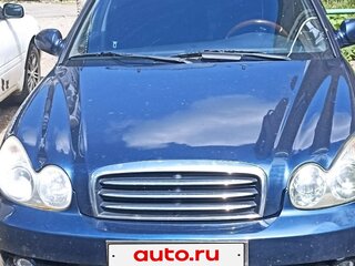 2007 Hyundai Sonata ТагАЗ IV (EF) Рестайлинг, синий, 630000 рублей, вид 2