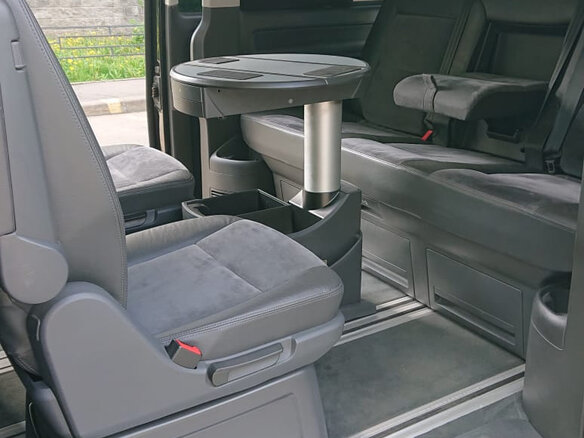2013 Volkswagen Multivan T5 Рестайлинг, чёрный, 2900000 рублей - вид 7
