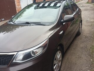 2017 Kia Rio III Рестайлинг, коричневый, 1350000 рублей, вид 2
