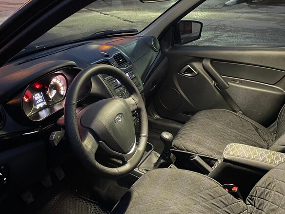 2023 Lada (ВАЗ) Granta I Рестайлинг, чёрный, 870000 рублей - вид 6