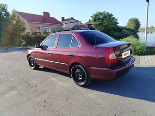 2011 Hyundai Accent ТагАЗ II, красный, 520000 рублей, вид 5