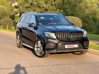 2017 Mercedes-Benz GLS 350 d I (X166), чёрный, 3990000 рублей, вид 2