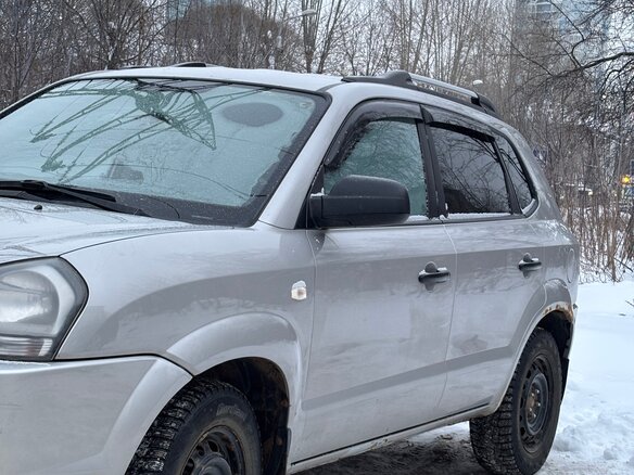 2008 Hyundai Tucson I, серебристый - вид 9