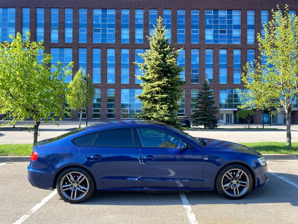2014 Audi A5 I (8T) Рестайлинг, синий, 2050000 рублей - вид 4