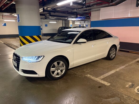2011 Audi A6 IV (C7), белый, 1790000 рублей - вид 1