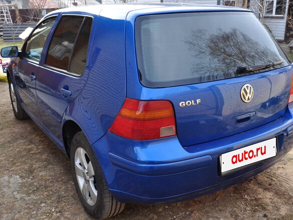 1998 Volkswagen Golf IV, синий, 440000 рублей - вид 21