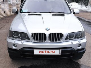 2002 BMW X5 3.0i I (E53), серебристый, 1095000 рублей, вид 1
