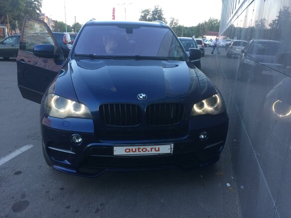 2012 BMW X5 30d II (E70) Рестайлинг, синий - вид 9