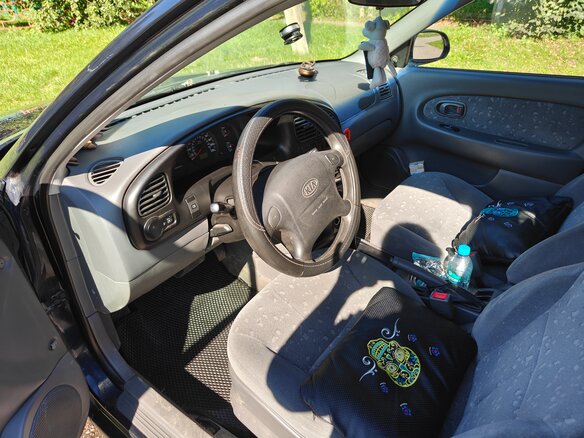 2008 Kia Spectra I Рестайлинг 2, синий, 290000 рублей - вид 2