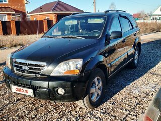 2008 Kia Sorento I Рестайлинг, чёрный, 830000 рублей, вид 1