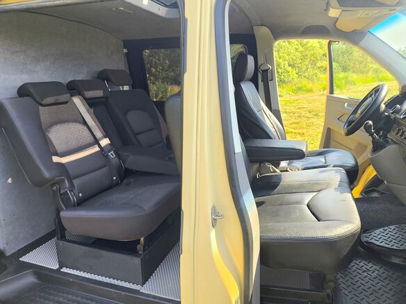 2016 Volkswagen Transporter T6, бежевый, 1900000 рублей - вид 20
