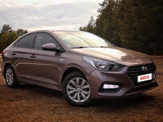 2018 Hyundai Solaris II, коричневый, 1600000 рублей, вид 3
